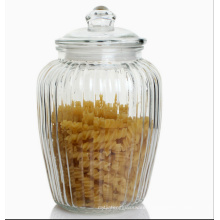 Haonai designed popular high quality glass jar with lid